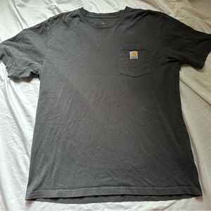 Carhartt mens workwear grey tee only flaw is tag has ware